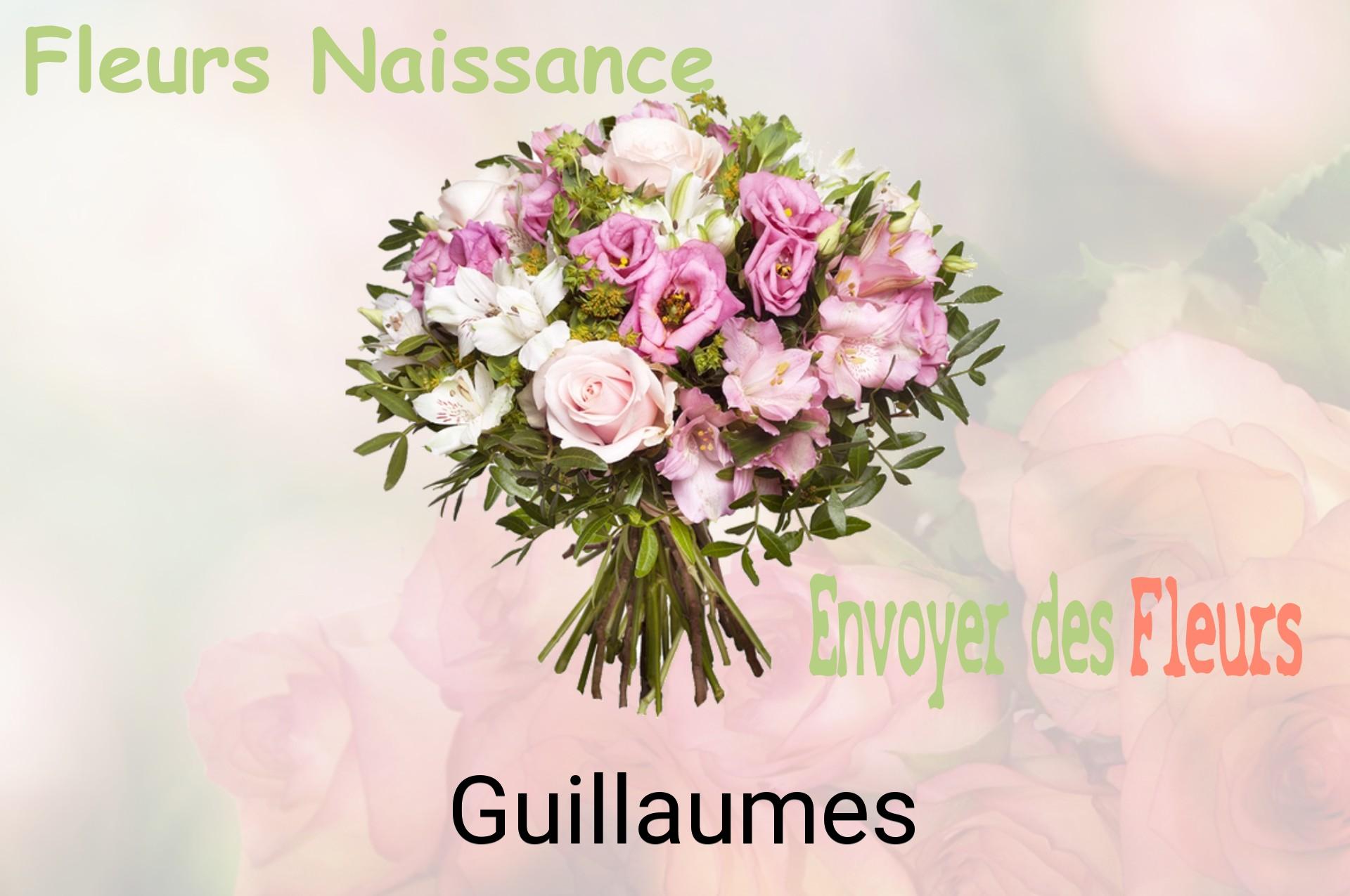 Bouquet de fleurs de naissance livré à Guillaumes